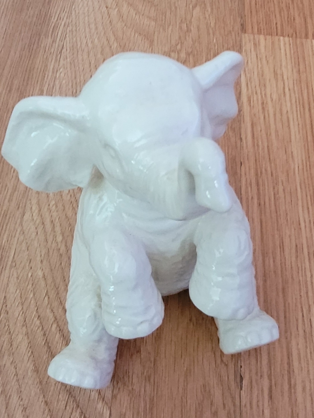 Rare Disney White Ceramic Elephant Figurine - Home Accents